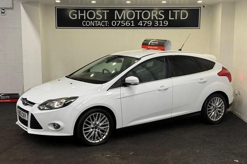 White Used 2013 Ford Focus Zetec Hatchback | £3,350 (Good price) - Image 1/1