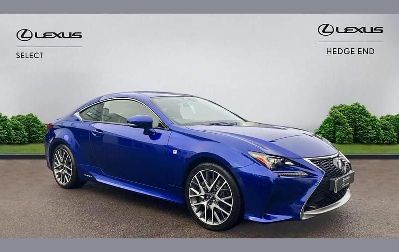 Azure blue Used 2016 Lexus RC300h F Sport Coupe | £14,990 (Fair price) - Image 1/2