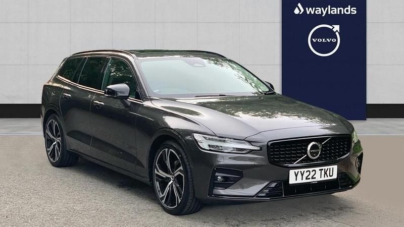 Grey Used 2022 Volvo V60 Ultimate Estate | £31,600 (Expensive) - Image 1/4