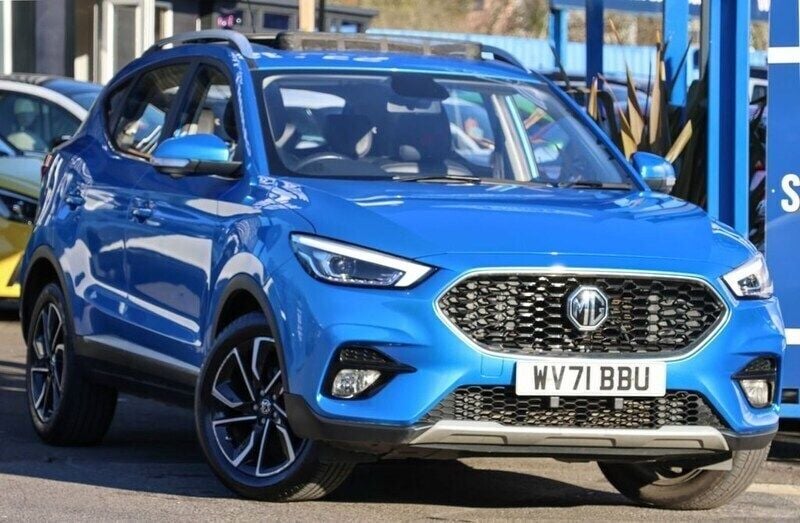 Blue Used 2022 MG ZS Exclusive Sedan | £10,991 (Good price) - Image 1/3