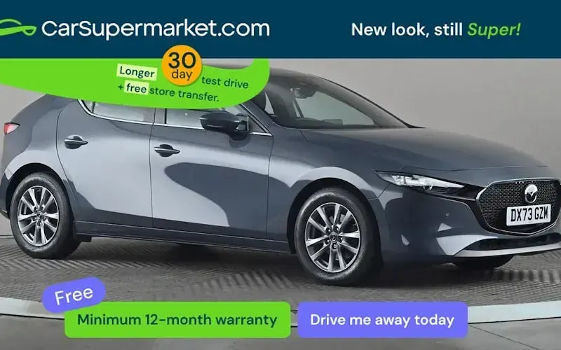 Begagnad Mazda 3 122 HK (89 kW) 2022 Grå Halvkombi
