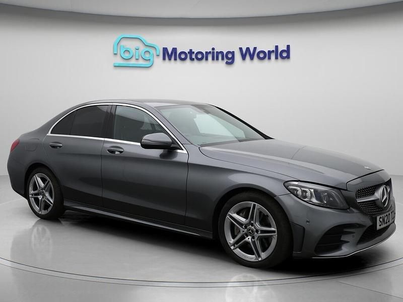 Grey Used 2020 Mercedes C300 AMG line Sedan | £20,100 (Fair price) - Image 1/4