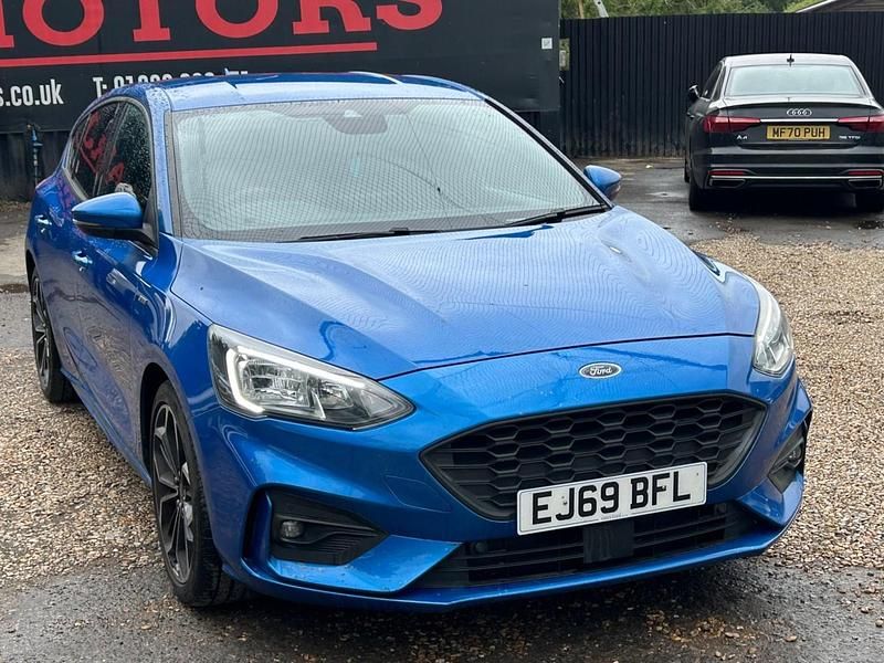 Blue Used 2020 Ford Focus ST-Line X Hatchback | £12,995 (Fair price) - Image 1/4