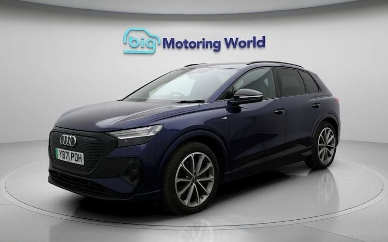 Used Audi Q4 e-tron S-Line 150 kW (204 HP) 2022 Blue SUV