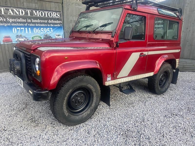 Used Land Rover Defender 1996 Red Estate
