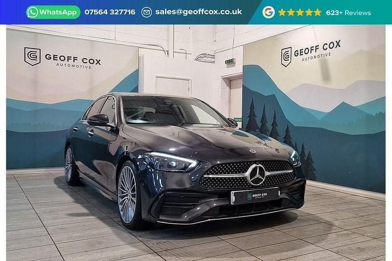 Grey Used 2023 Mercedes C200 AMG Line Premium Sedan | £28,995 (Expensive) - Image 1/3