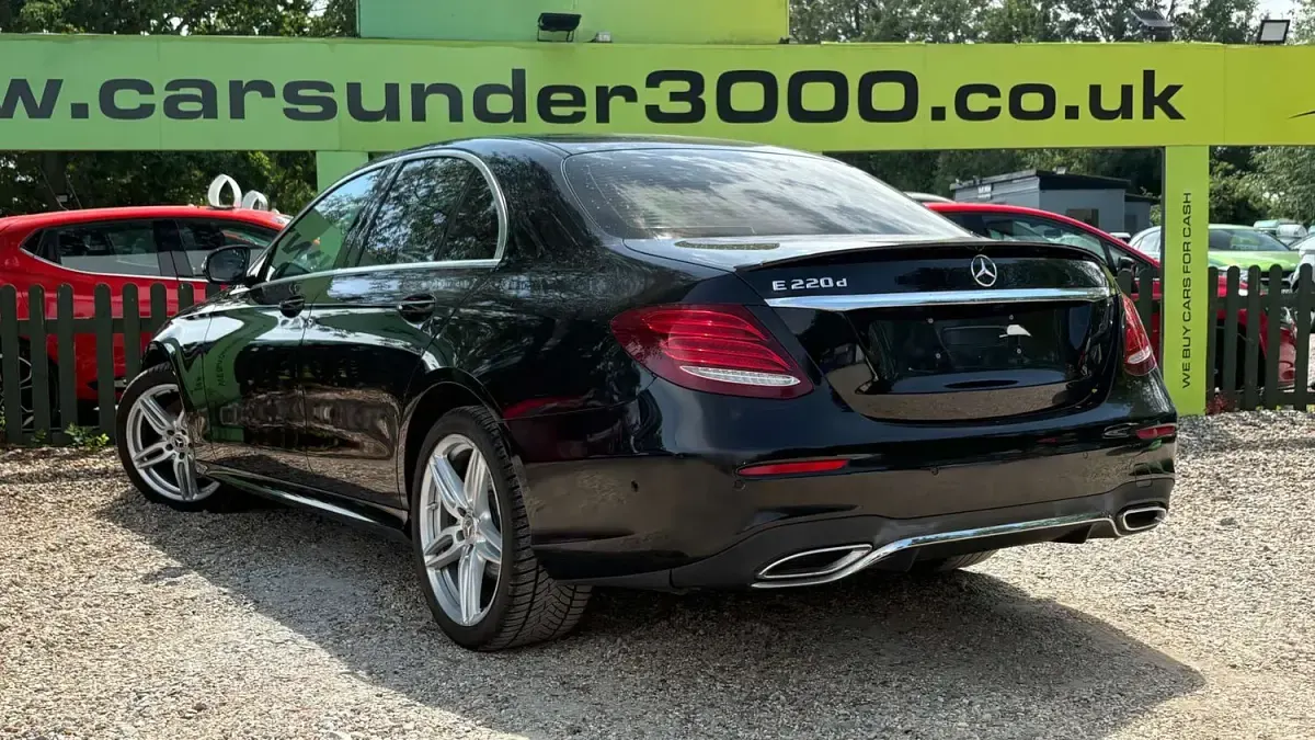 Used Mercedes E220 AMG line 194 HP (142 kW) 2017 Black Sedan