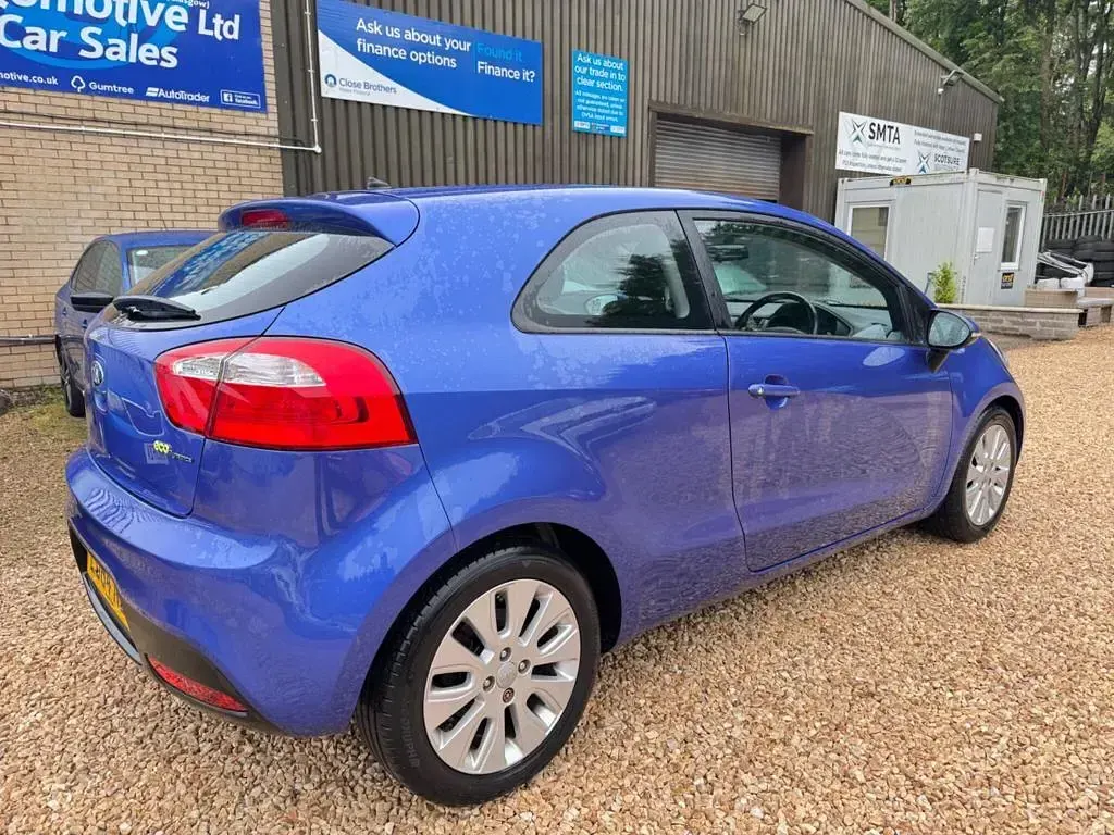 Used Kia Rio 2014 Blue Hatchback