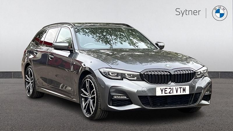 Grey Used 2021 BMW 330e M Sport Estate | £26,000 - Image 1/4