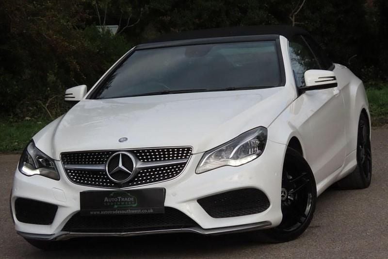 White Used 2014 Mercedes E220 AMG Cabriolet | £8,994 (Fair price) - Image 1/1