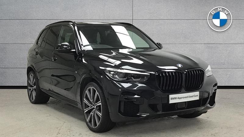 Black Used 2022 BMW X5 M Sport SUV | £45,995 (Fair price) - Image 1/4
