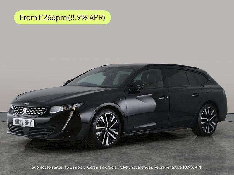 Used Peugeot 508 SW GT 225 HP (165 kW) 2022 Black Estate