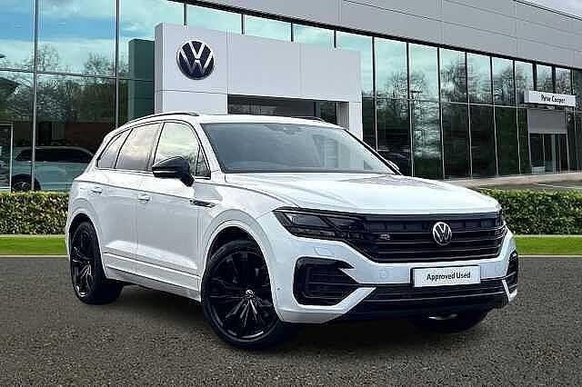 White Used 2022 VW Touareg Black Edition SUV | £43,491 (Fair price) - Image 1/4