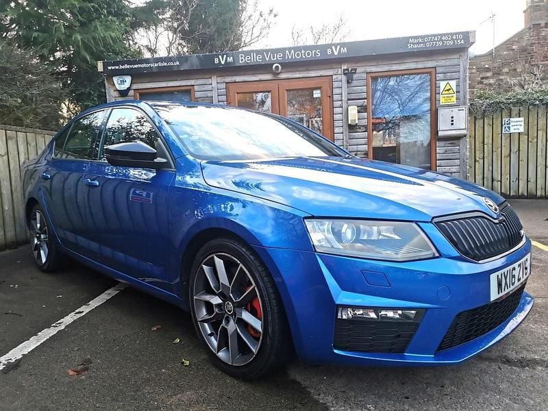 Blue Used 2016 Skoda Octavia vRS Hatchback | £8,995 (Good price) - Image 1/4