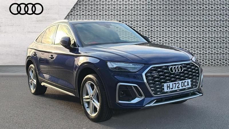 Used Audi Q5 S-Line 265 HP (194 kW) 2022 Blue SUV
