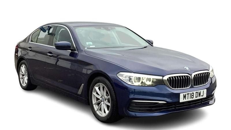 Blue Used 2018 BMW 520 Comfort Edition Sedan | £12,990 (Good price) - Image 1/4