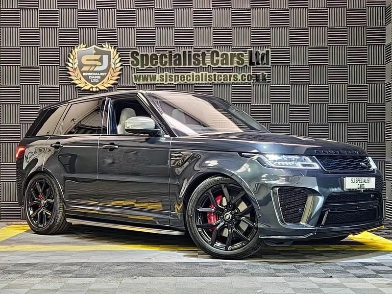 Black Used 2019 Land Rover Range Rover Sport SVR SUV | £43,995 (Fair price) - Image 1/4