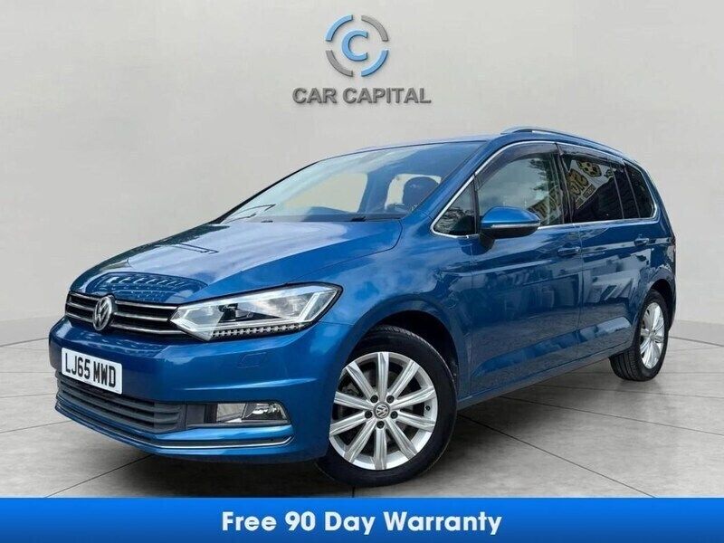 Blue Used 2016 VW Touran SEL MPV | £12,950 (Fair price) - Image 1/4