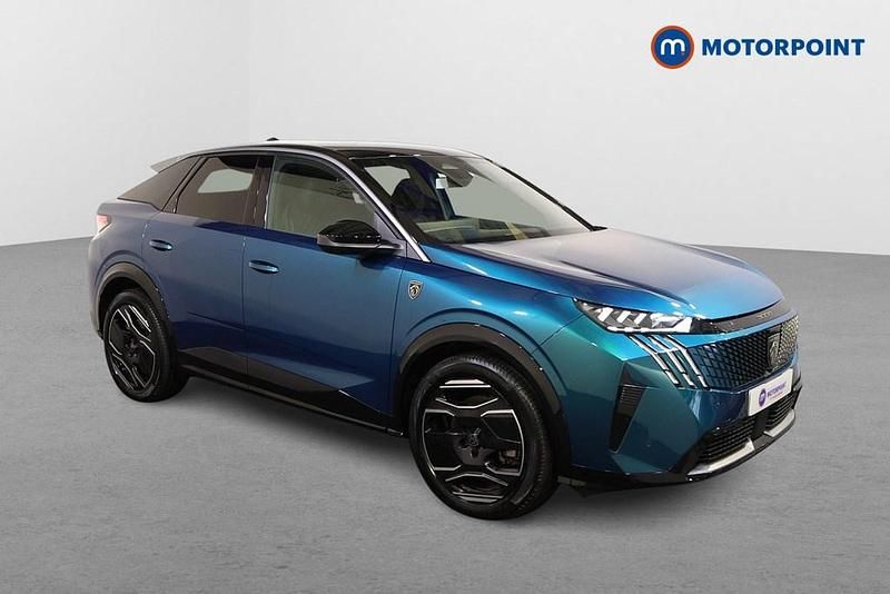 Blue Used 2024 Peugeot e-3008 GTi SUV | £27,549 (Fair price) - Image 1/4