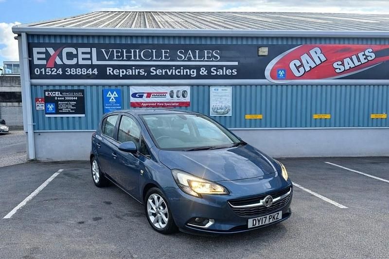 Used Vauxhall Corsa SRi 75 HP (55 kW) 2017 Blue Hatchback