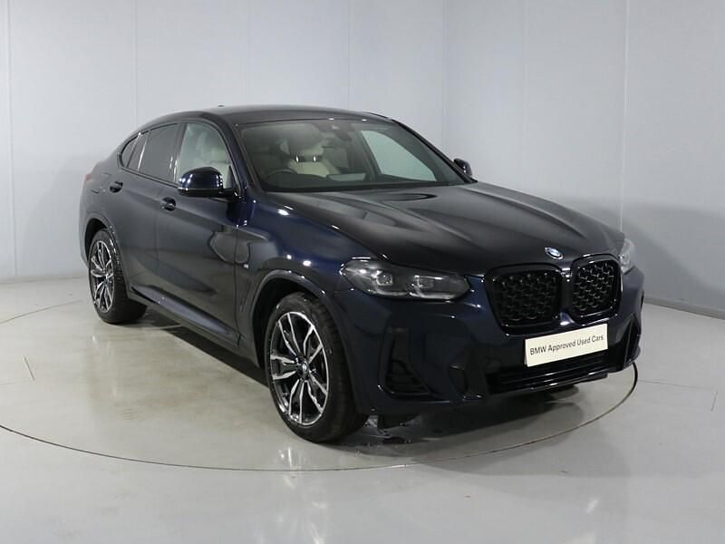 Black Used 2022 BMW X4 M Sport SUV | £34,950 (Fair price) - Image 1/4