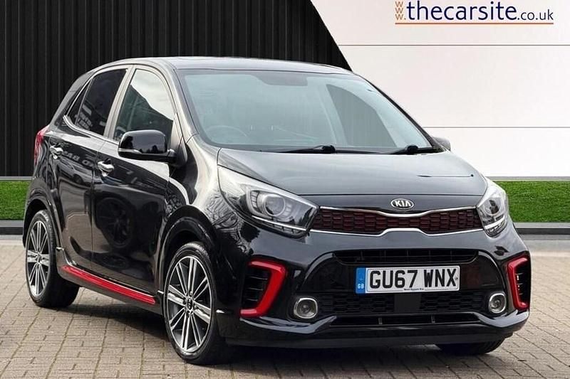 Used Kia Picanto GT-Line S 83 HP (61 kW) 2017 Black Hatchback