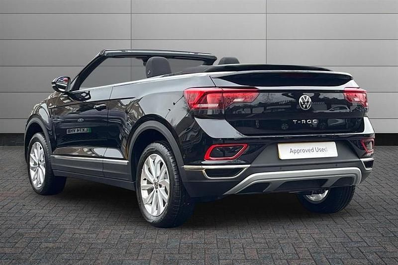 Ny VW T-Roc Cabriolet Style 150 HK (110 kW) 2025 Svart Cab