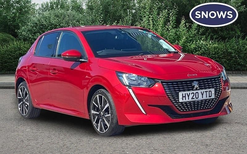 Second-hand Peugeot 208 Allure 102 CP (75 kW) 2020 Roșu Hatchback