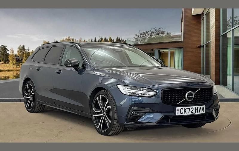 Blue Used 2022 Volvo V90 Ultimate Estate | £34,990 (Fair price) - Image 1/4