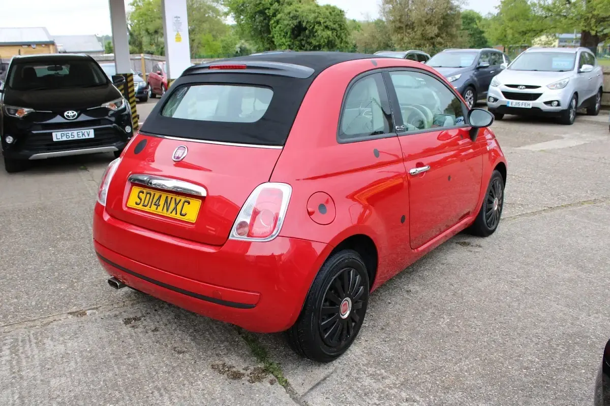 Used Fiat 500C S 2014 Red Cabriolet
