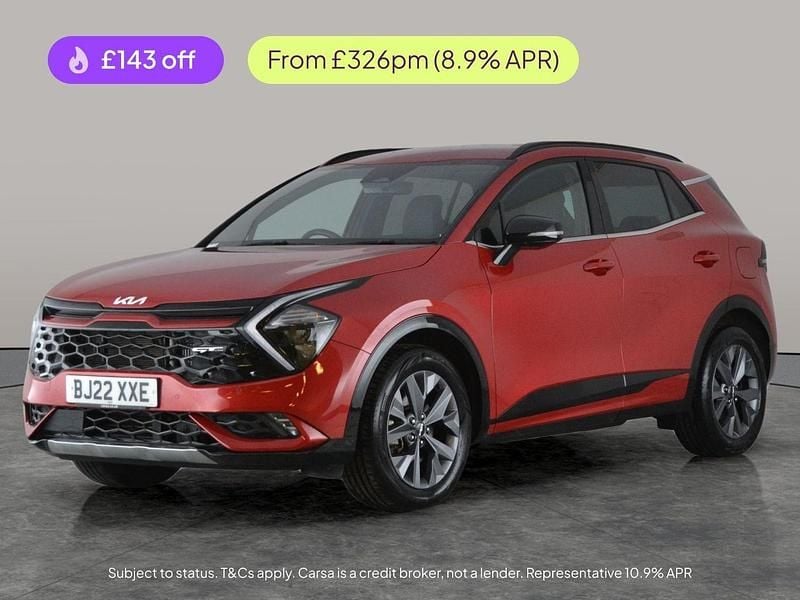 Red Used 2022 Kia Sportage GT-Line SUV | £22,190 (Fair price) - Image 1/1