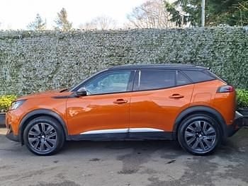 Used Peugeot e-2008 GTi 100 kW (136 HP) 2021 Orange SUV