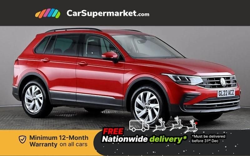 Used 2023 VW Tiguan Life SUV | £18,497 (Good price) - Image 1/3