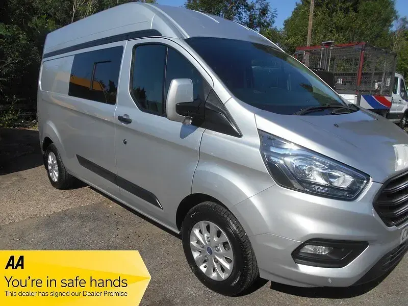 Used Ford Transit Custom Trend 105 HP (77 kW) 2018 Silver Van