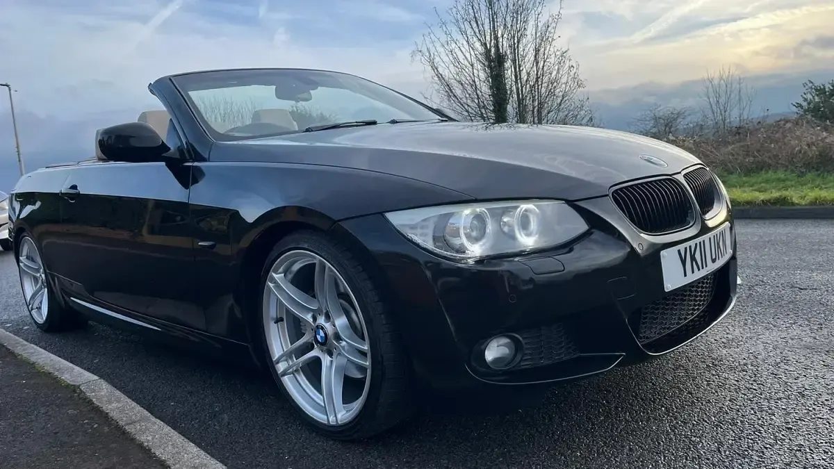 Used BMW 330 Cabriolet M Sport 2011 Black Cabriolet