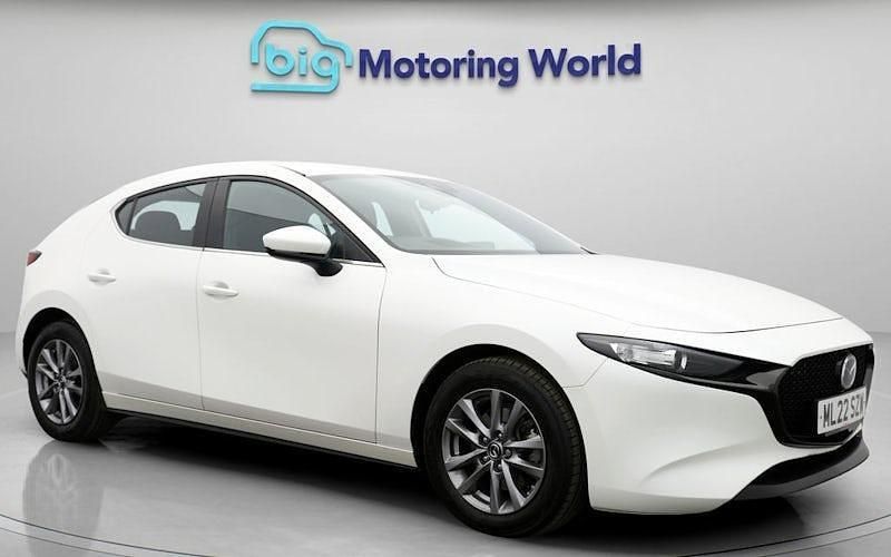 White Used 2022 Mazda 3 Hatchback | £14,200 (Good price) - Image 1/4