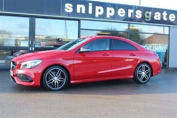Red Used 2016 Mercedes CLA220 AMG line Sedan | £16,490 (Fair price) - Image 1/1