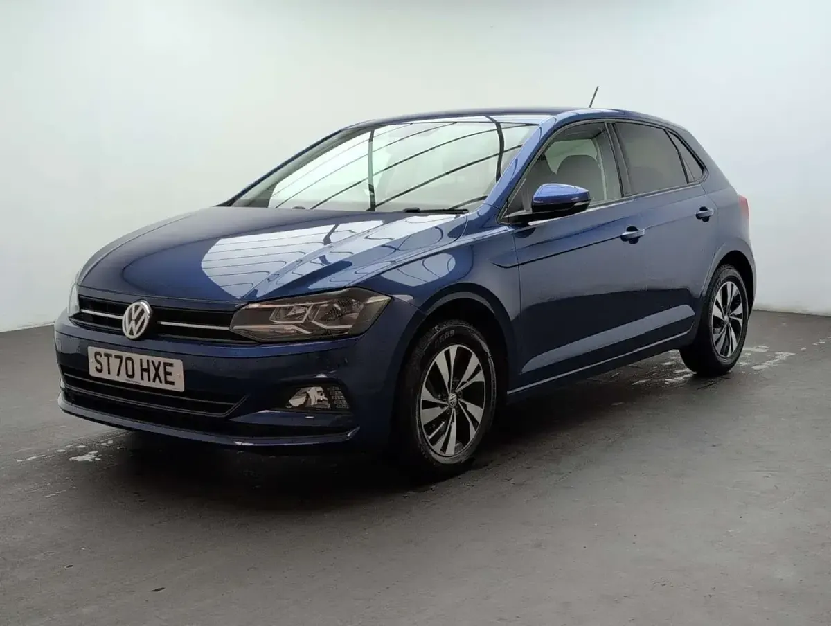 Used VW Polo Match 95 HP (69 kW) 2020 Blue Hatchback