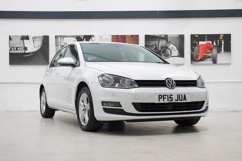 White Used 2015 VW Golf VII Match Hatchback | £7,793 (Fair price) - Image 1/4