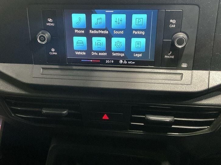 Used VW Caddy 75 HP (55 kW) 2023 Red MPV