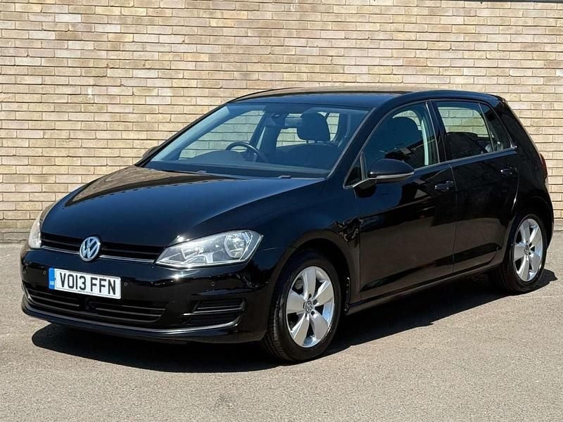 Black Used 2013 VW Golf VII SE Hatchback | £5,470 (Good price) - Image 1/3