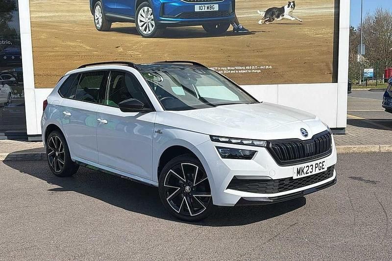 Used Skoda 110 R Monte Carlo 81 HP (59 kW) 2023 Moon white metallic Estate