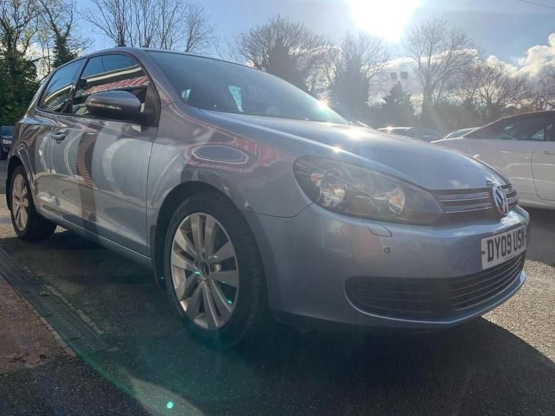 Used VW Golf VI SE 121 HP (88 kW) 2009 Blue Hatchback