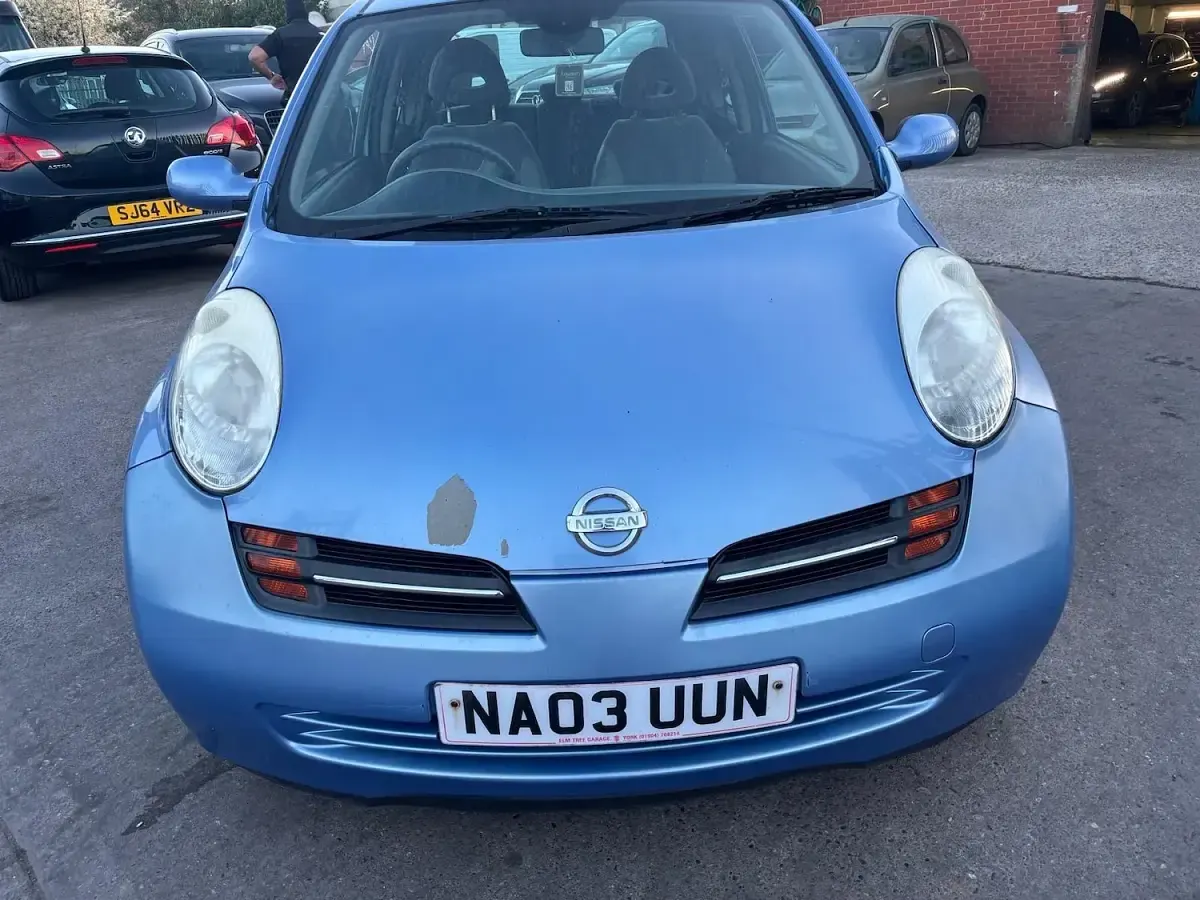 Used Nissan Micra 87 HP (63 kW) 2003 Blue Hatchback