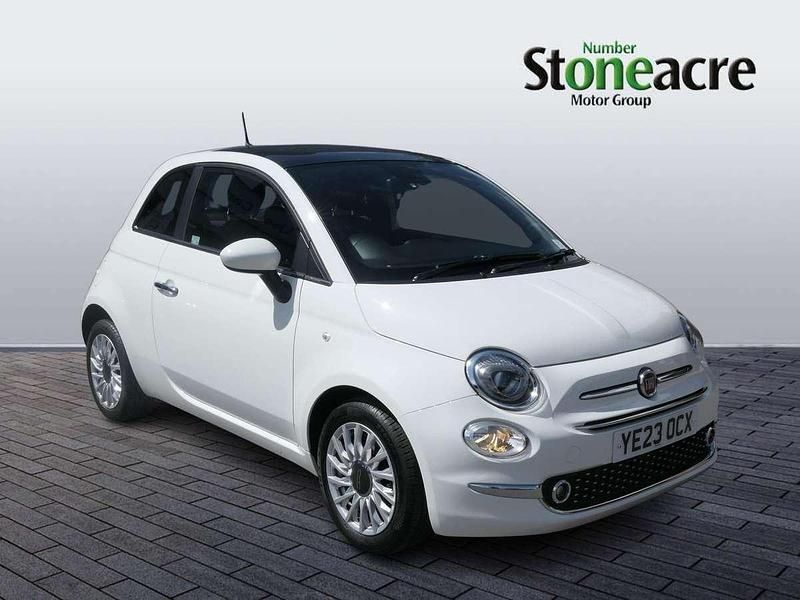 White Used 2023 Fiat 500 Hatchback | £9,795 (Fair price) - Image 1/4