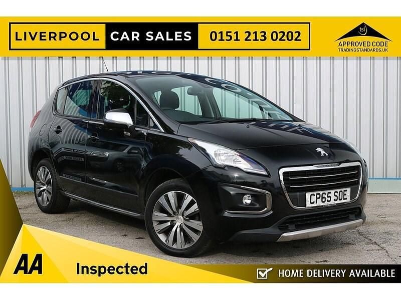 Black Used 2016 Peugeot 3008 Active Hatchback | £4,695 (Super price) - Image 1/4