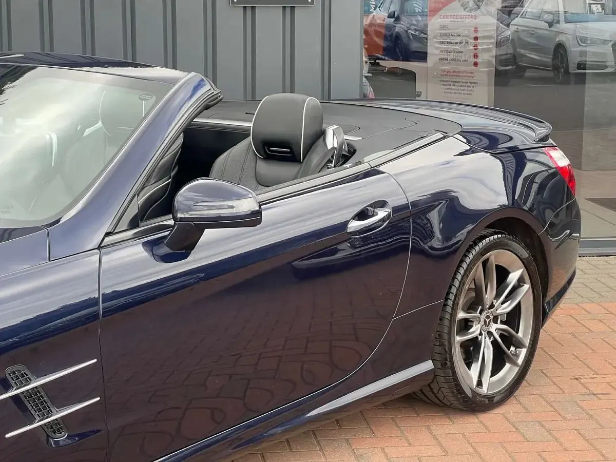 Used Mercedes SL400 AMG 333 HP (244 kW) 2015 Blue Cabriolet