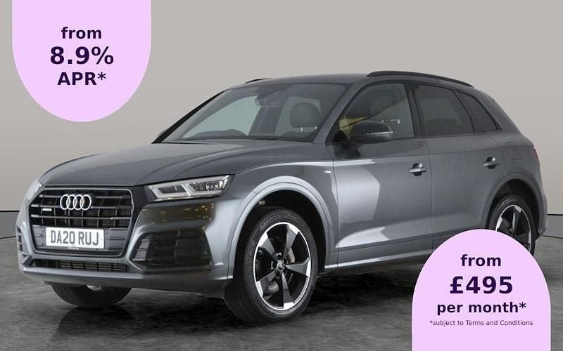 Grey Used 2020 Audi Q5 Black Edition SUV | £25,571 (Good price) - Image 1/2