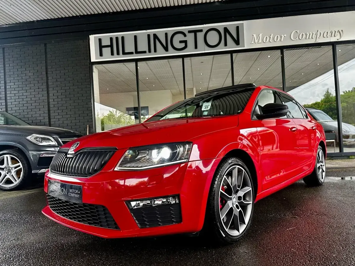 Used Skoda Octavia vRS 2015 Red Estate