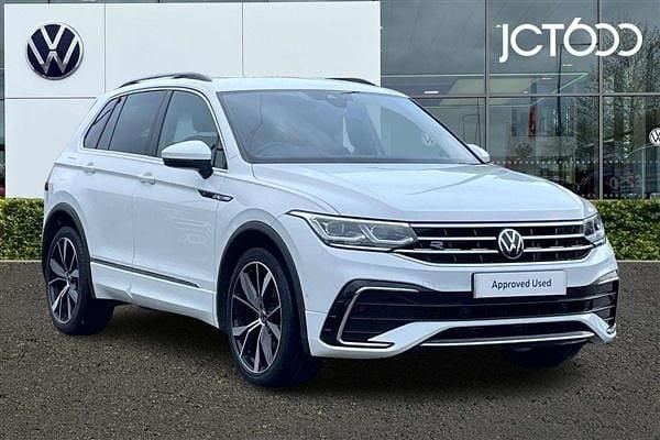 White Used 2022 VW Tiguan R-line SUV | £24,630 (Fair price) - Image 1/4